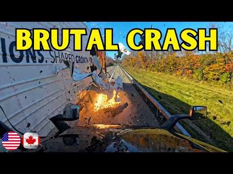 A Day in The Life of an American Truck Driver - 66