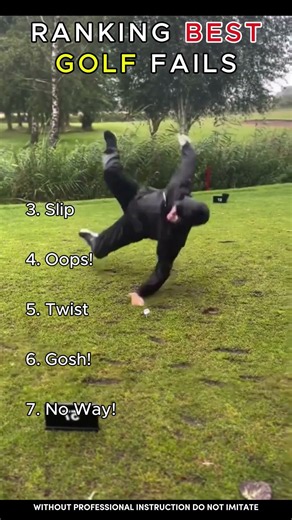 Ranking Best Golf Fails