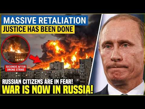 Massive Retaliation! 154+ Ukrainian Drones Hit 9 Russian Cities in 24 Hours - Red Alert in Moscow