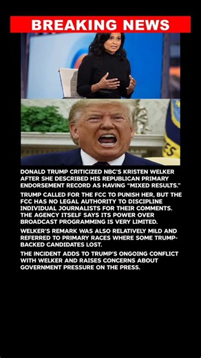 Trump Demands FCC Punish NBC’s Kristen Welker — But There’s a Major Problem