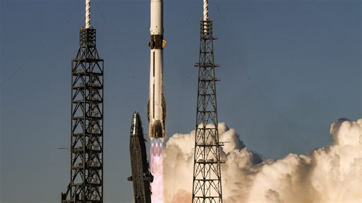 Blue Origin launches NASA's ESCAPADE mission, lands on drone ship