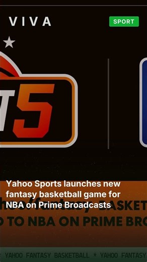 Yahoo Sports launches new fantasy basketball game for NBA on Prime Broadcasts #shorts