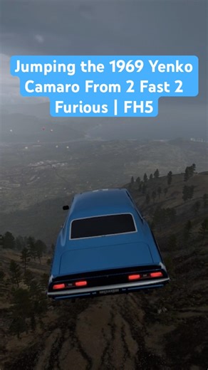Jumping the 1969 Yenko Camaro From 2 Fast 2 Furious | FH5 #2fast2furious #yenko