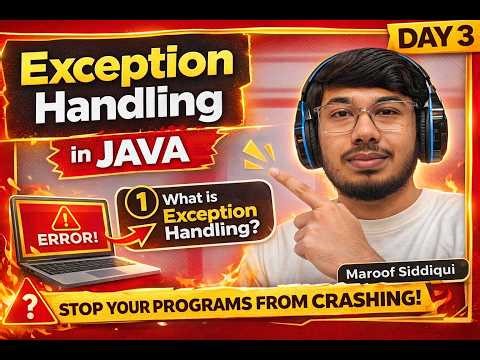 Day 3 of 75: Exception Handling in Java Explained (Stop Program Crashes)