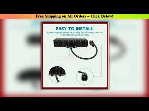 Alpha Rider Headlight Kit for Talaria Sting R MX4 Motorcycle LED Bright White Headlight 6000K High