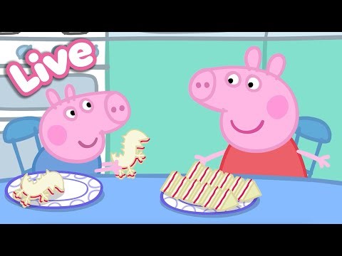 🍎 Peppa Pig Best Bites LIVE! 🐷 Peppa’s Food & Cooking Moments | Tales Full Episodes 24/7