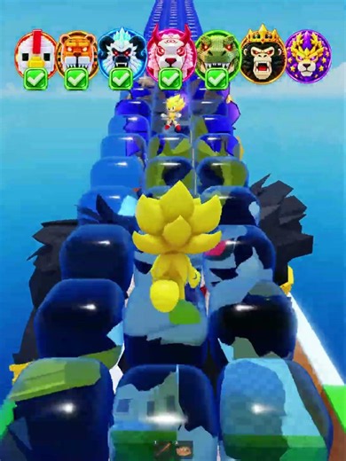 ALL SONIC vs ALL BOSSES! 🦔⚡ ASMR Keyboard Challenge! 😱🔥 #roblox #robloxshorts #rblx #stealanegg #fyp