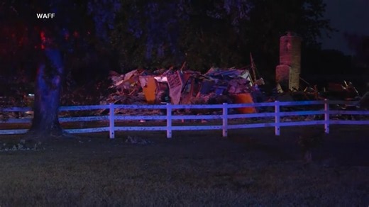 Video 2 dead following house explosion in Alabama