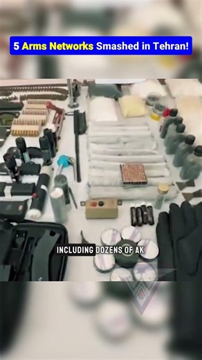 IRGC Intelligence Raid: Massive Weapons Cache Seized