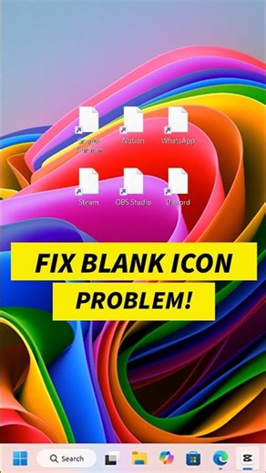 Fix Blank Icons in Windows 11/10 🔥 Restore Original App Icons Instantly