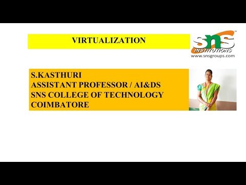 VIRTUALIZATION | CLOUD COMPUTING AND ITS APPLICATIONS | SNS INSTITUTIONS