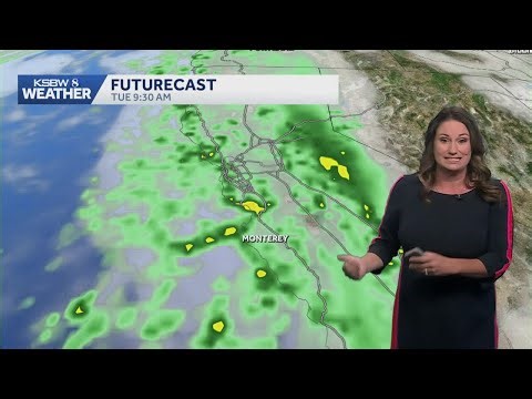 Rain and gusty winds to impact Central Coast through Wednesday