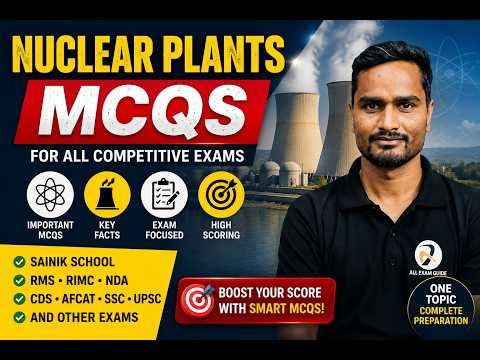 *Nuclear Power Plant MCQS| Complete Guide for Competitive Exams