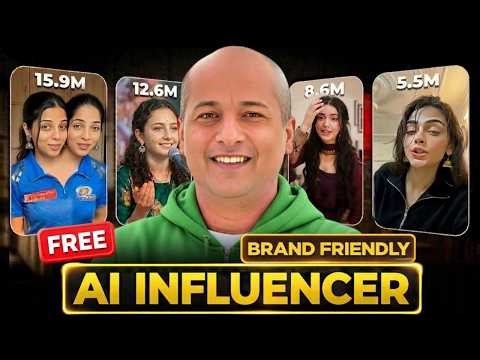 How to Make AI Influencers For FREE | Lip Sync Dancing AI Influencer | AI Se Video Kaise Banaye .