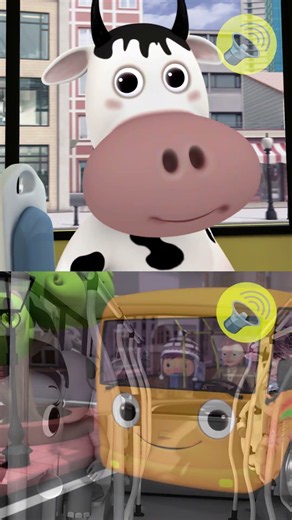 Wheels On The Bus Nursery Rhymes 🚌 Happy Kids