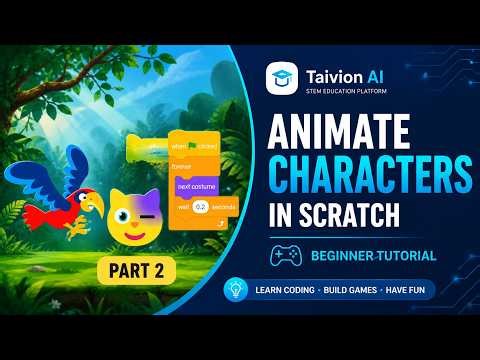Animate Characters in Scratch (Beginner Tutorial | Part 2)
