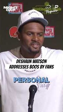 #DeshaunWatson addresses the boos by Browns fans. Is this the end in Cleveland?! #Nightcap