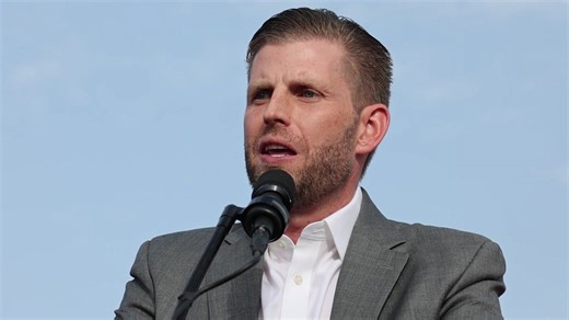 Eric Trump finally shares words that Barron whispered into Joe Biden's ear