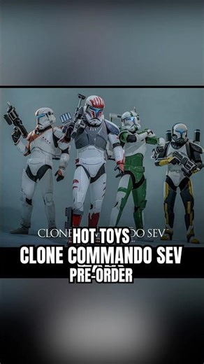 Think we’ll ever see Fixer????Hot Toys Clone Commando SEV Pre-Order #starwars #clonecommando #clones