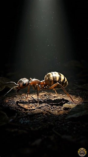 This Ant Explodes to Save Its Colony 😳 #wildlifefacts #insects