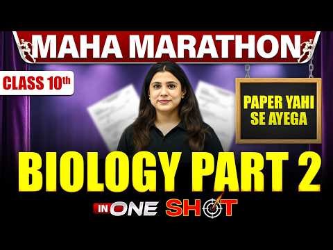 Class 10 ICSE Biology Complete Syllabus Revision PART-2 | ICSE Class 10 Biology Board Exam 2026