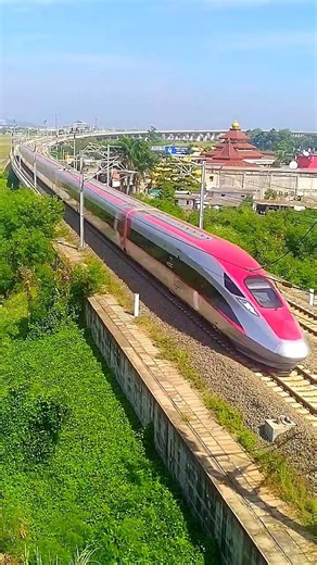 Indonesia's High-Speed Railway #whoosh #train #railway #keretaapi #trending #viral #shorts #fyp