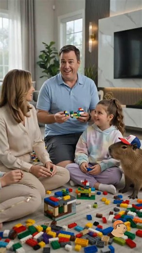 Capybara Gets Blamed for Thousands of LEGO Bricks, But Max's Plan Backfires! 😱 🧱 #capybara