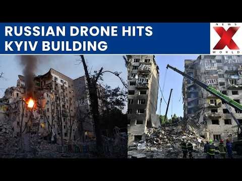Emergency Workers Evacuate Kyiv Building After Russian Strike | NewsX World