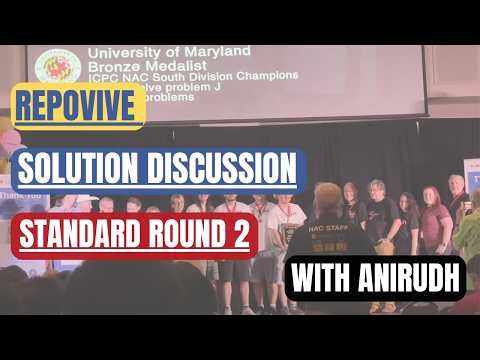 Repovive Premier Round 3 — Solution Discussion with Anirudh
