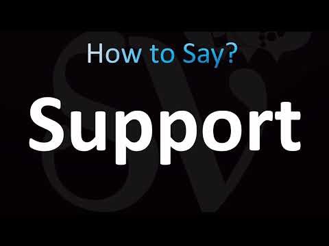 How to Pronounce Support (CORRECTLY!)