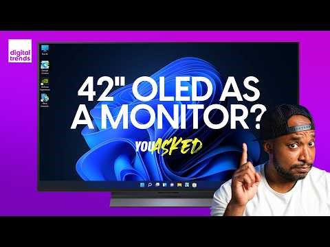 42" OLED TV as Monitor? Samsung Settings Missing? | You Asked Ep. 134