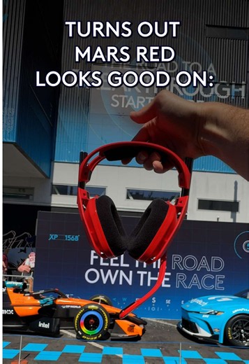 If you didn’t wear the ASTRO A50 X Mars Red were you even there? #logitechgplay #gaming #gamingheadset #logitechg