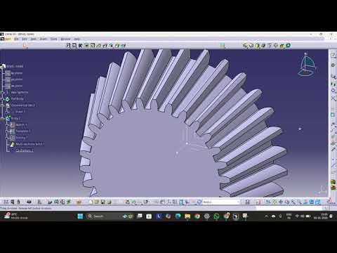 Bevel Gear Design in CATIA V5 | Step-by-Step 3D Modeling Tutorial