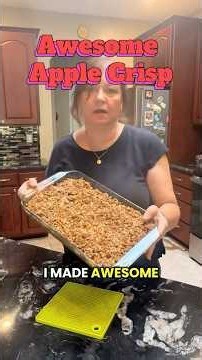 Making awesome apple crisp #fmf #applecrisp #falldessert #baking
