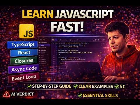 Master All the Advanced JavaScript You Need in 2026!
