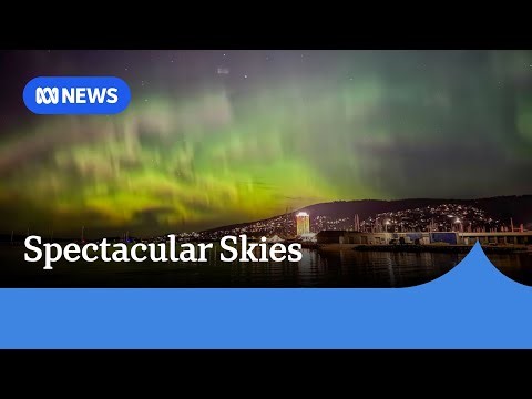 Aurora australis seen across Australia as geomagnetic storms deliver light show | ABC NEWS