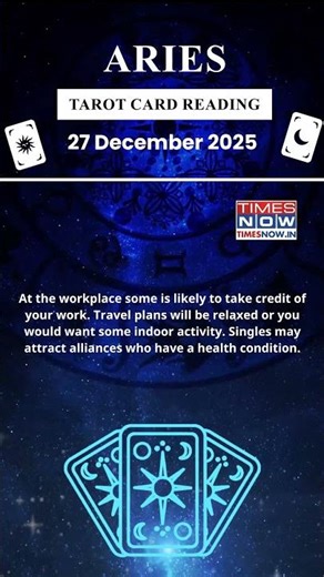 Aries Tarot Card Reading | 27 December Zodiac | Astrology & Prediction of the Day | #short #tarot