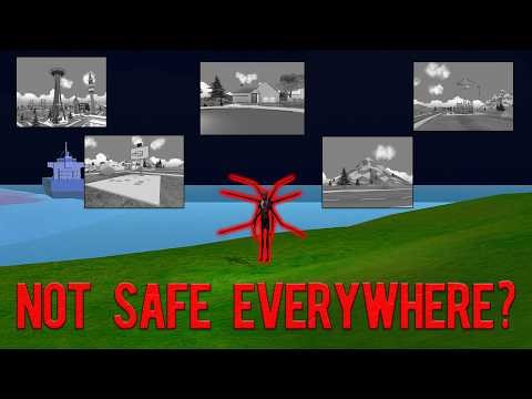 Dude Theft Wars Which Place is the Safest to Survive from Slenderman !!! 🤔🤔🤔