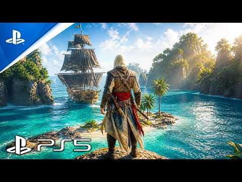 ASSASSIN'S CREED BLACK FLAG RESYNCED New Gameplay Demo 12 Minutes 4K