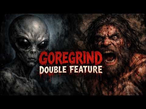 ALPHA DRACONIS CAVEMAN ATTACK – GOREGRIND DOUBLE FEATURE
