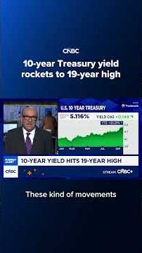 10-year Treasury yield rockets to 19-year high