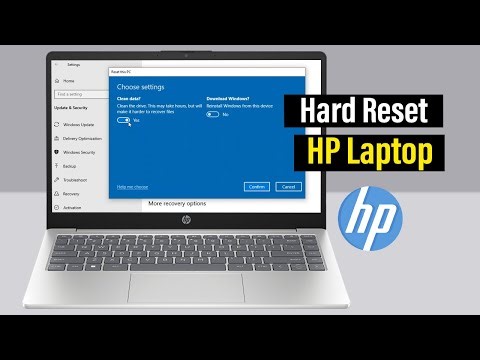 How to Hard Reset HP Laptop