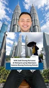 First person in Malaysia JAILED for a cigarette butt is an Indonesian? #shorts