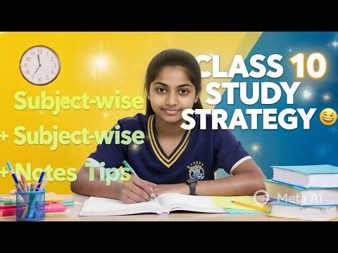 🔥 “Class 10 Study Strategy”..✅ Subject-wise Plan✅ Notes Making Tips