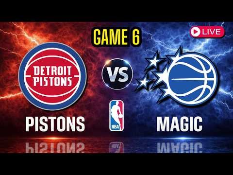 Detroit Pistons vs Orlando Magic - Game 6 NBA Playoffs - Live Stream Color Radio Broadcast