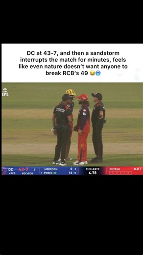 Sandstorm during match 🤯 #ipl2026 #shorts