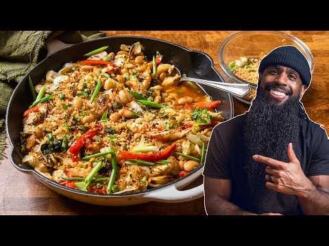 How I made CABBAGE taste 10x BETTER | Hot "Honey" Cabbage with Butter Beans and Garlic Breadcrumbs
