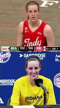 Caitlin Clark on her career-high 45-PT night, setting a new Indiana Fever franchise record 🚨