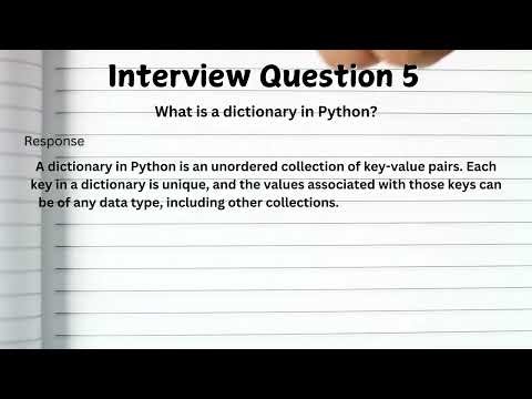 TOP 50+ Python Interview Questions & Answers | Freshers & Experienced Candidates | Crack Interviews