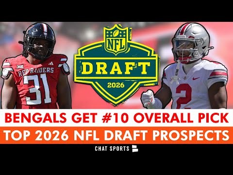 🚨 JUST IN: Bengals Secure #10 Pick In 2026 NFL Draft After NFL Week 18 | Top Bengals Draft Targets